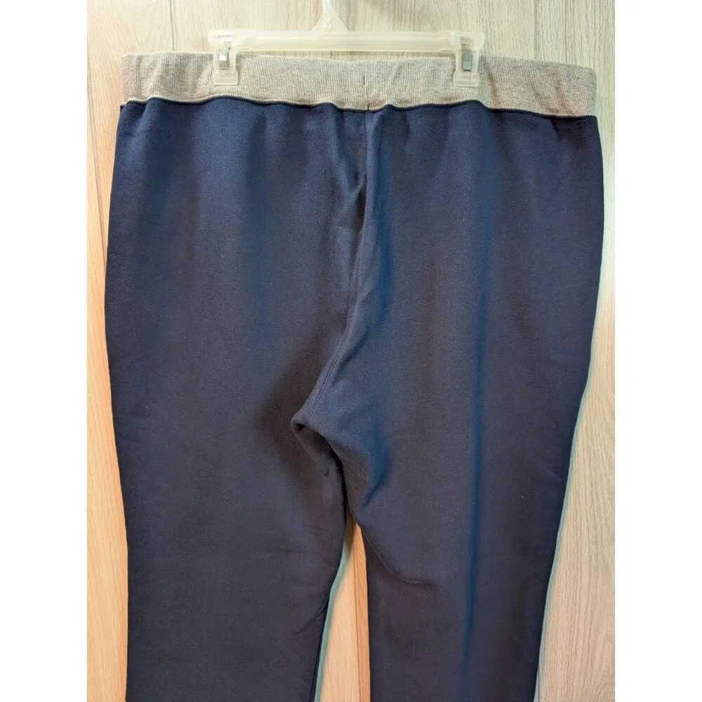 ADIDAS Mens Sweatpants Trousers Joggers XXL 2XL Navy Blue Grey Cotton